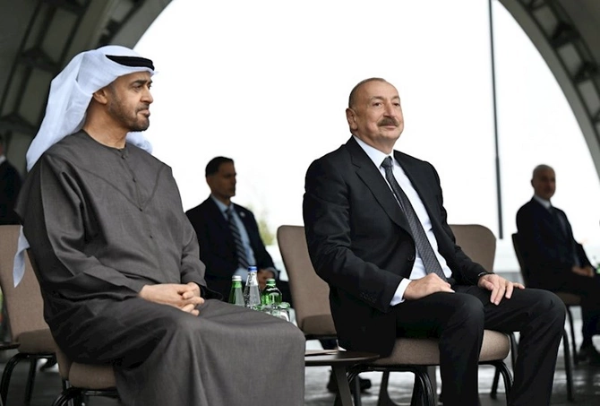 Liderlər Cıdır düzündə Qarabağ atlarının şousunu izlədilər — FOTOLAR