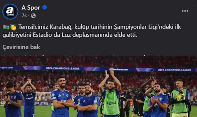 Türkiyə mediası “Qarabağ”ı yenə o cür təqdim etdi — FOTO Türkiyə mediası “Qarabağ”ı yenə o cür təqdim etdi — FOTO