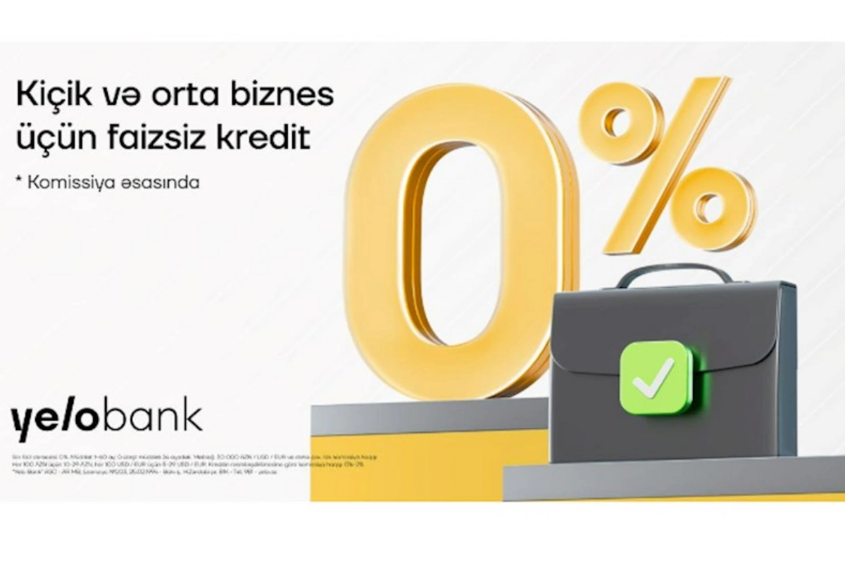 Yelo Bank-dan KOB-lara faizsiz dəstək!