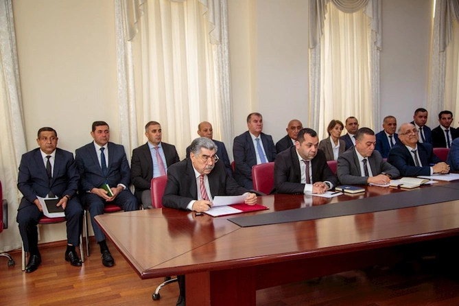 Rüstəm Xəlilov vətəndaşların müraciətlərini dinlədi — FOTOLAR