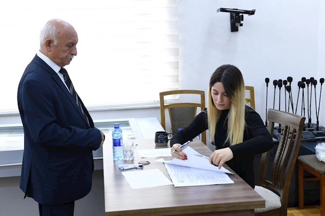 Dövlət Komitəsi yanında İctimai Şuraya seçkilər keçirilib — FOTOLAR