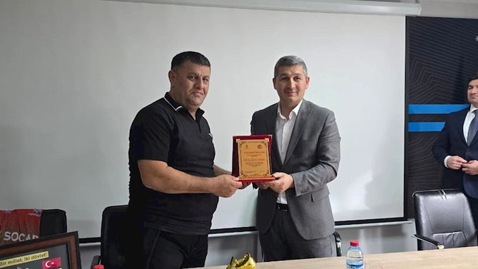 İctimai Birliyin üzvləri Amputant Futbol Komandası ilə görüşüb — FOTOLAR