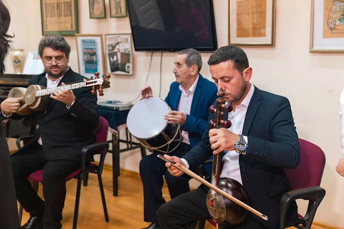 Üzeyir Hacıbəylinin 140 illiyinə həsr olunmuş ədəbi-bədii proqram təşkil olunub — FOTOLAR