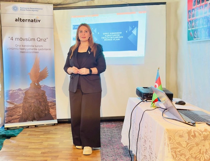 “4 mövsüm Qrız” layihəsi başa çatdı: Biznes planların hazırlanmasına dəstək göstərildi — FOTOLAR