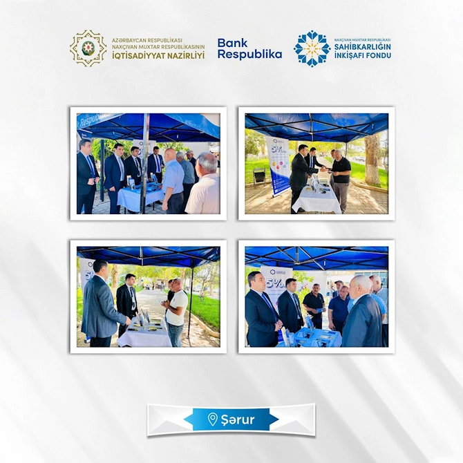 “Bank Respublika”nın dəstəyi ilə Naxçıvanda “Sahibkar çətiri” layihəsinə start verilib — FOTO