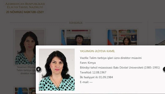 Bu xanım Bakıda iki tanınmış məktəbə rəhbərlik edir — FOTOLAR