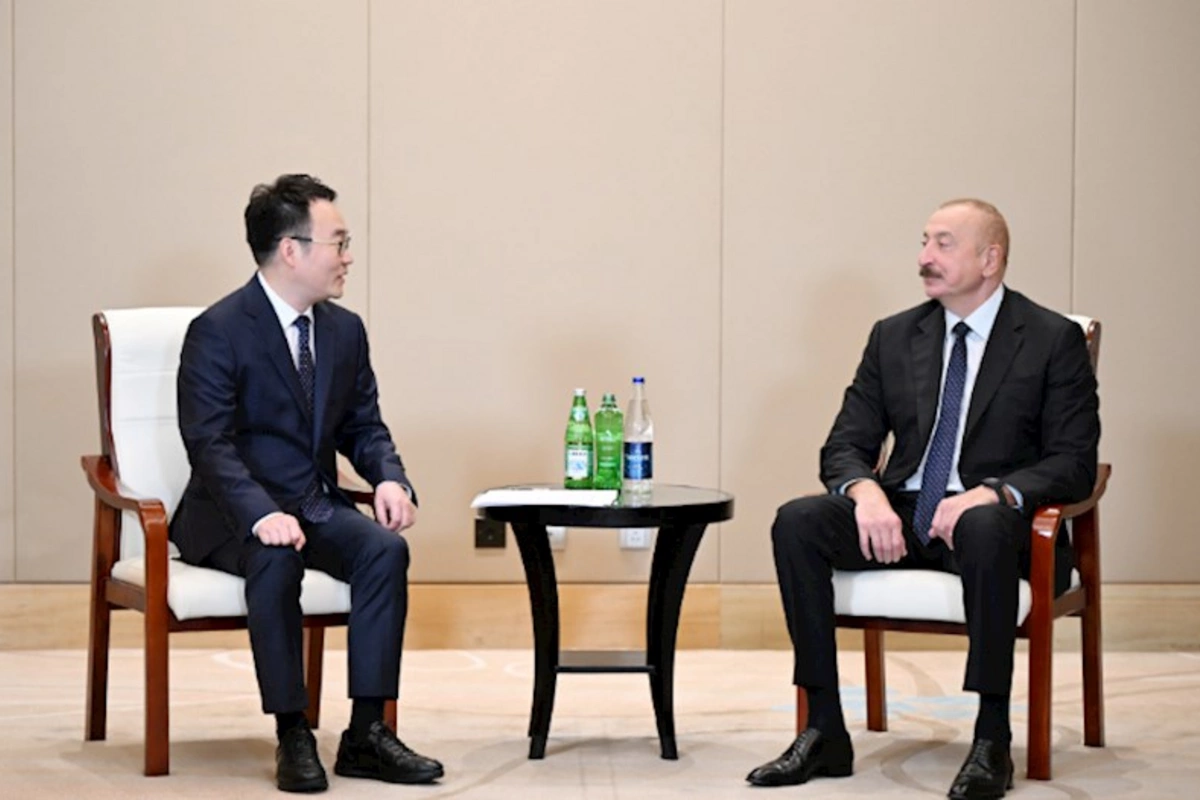 İlham Əliyev “Powerchina group” şirkətinin vitse-prezidenti ilə görüşdü — FOTOLAR