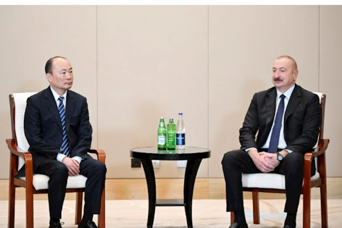 Prezident “China National Chemical Engineering” şirkətinin sədri ilə görüşdü — FOTOLAR