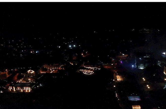 Xankəndidə atəşfəşanlıq — FOTOLAR