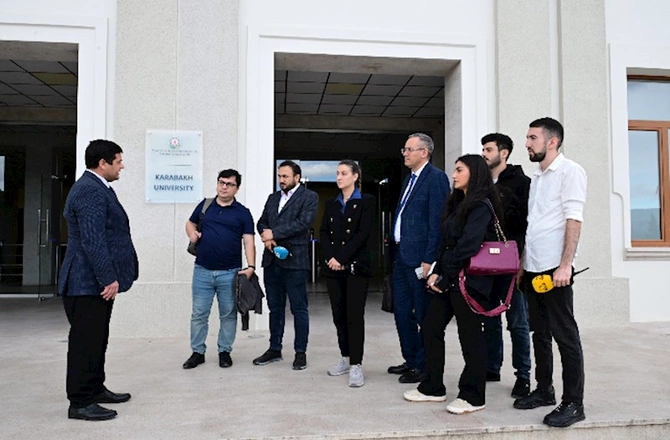 Dövlət Suverenliyi Günü münasibətilə Xankəndi şəhərinə mediatur təşkil olunub — FOTOLAR
