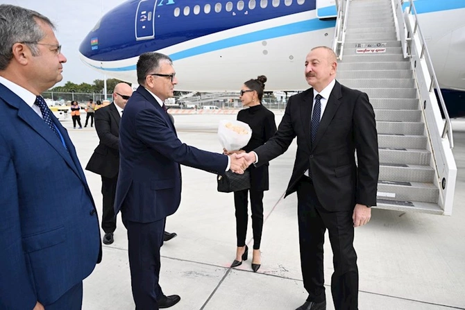 Prezident İlham Əliyev Nyu-Yorkda işgüzar səfərdədir — FOTOLAR