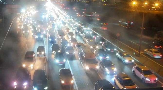 Qəza Hava limanı istiqamətində sıxlıq yaratdı — FOTO