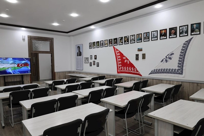 Səmərqənd Dövlət İqtisad və Servis İnstitutunda azərbaycanlı alimin adını daşıyan auditoriya açılıb — FOTOLAR
