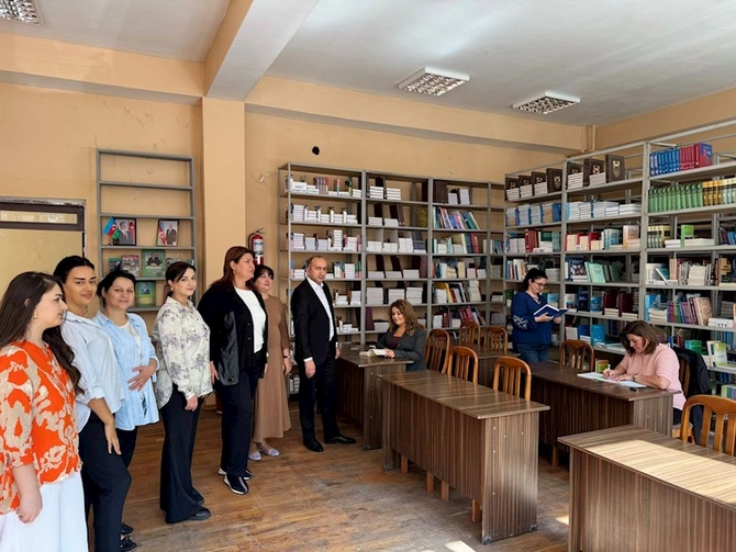 Pedaqoji Universitetdə yeni oxu zalı yaradılıb — FOTOLAR Pedaqoji Universitetdə yeni oxu zalı yaradılıb — FOTOLAR