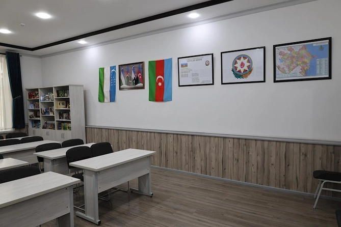 Səmərqənd Dövlət İqtisad və Servis İnstitutunda azərbaycanlı alimin adını daşıyan auditoriya açılıb — FOTOLAR