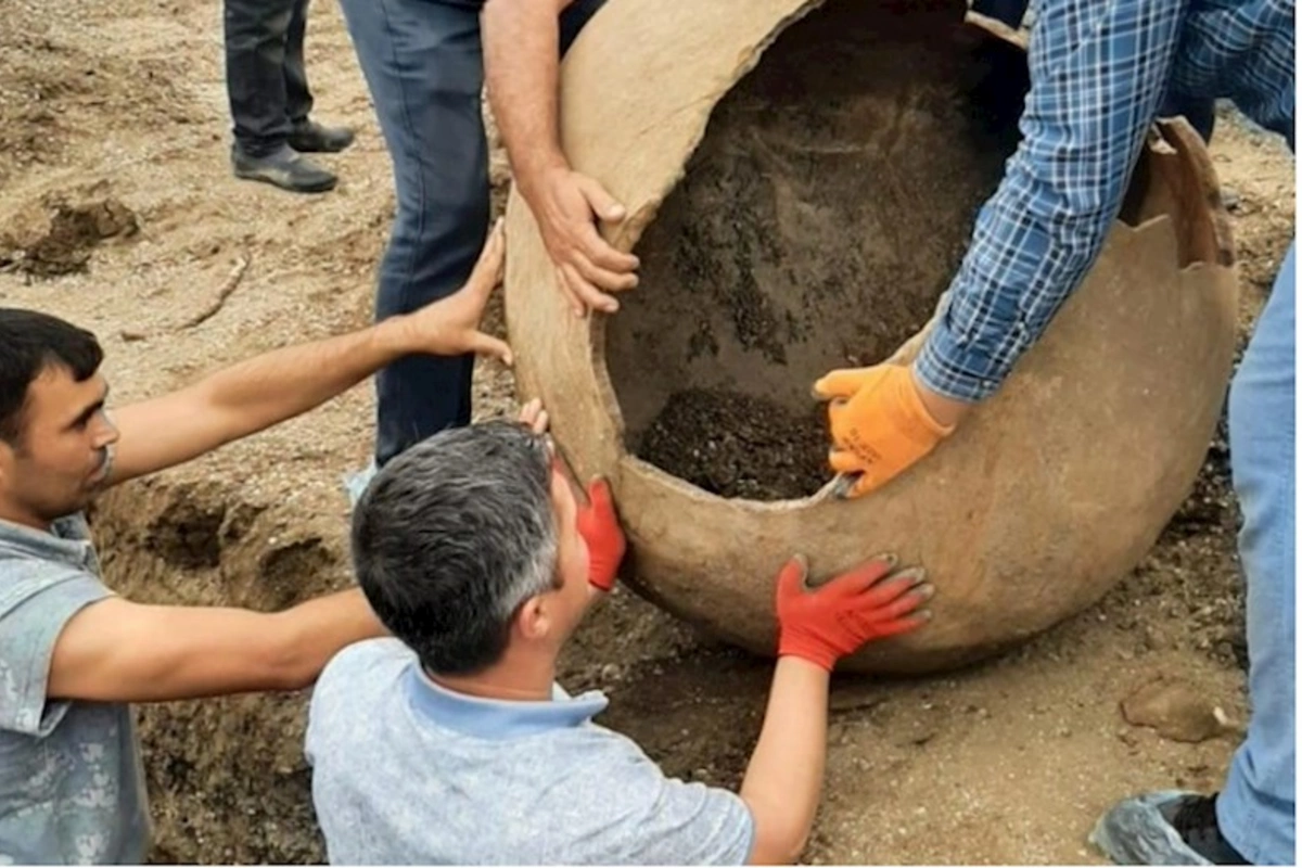Masallıda antik dövrə aid küp məzarı üzə çıxıb — FOTOAR