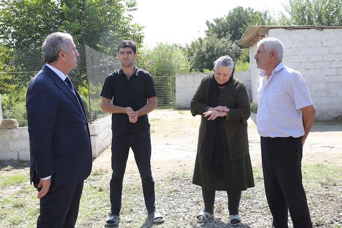 Hacıqabulda “Vətən müharibəsi”ndə şəhid olmuş şəxslərin ailə üzvlərinin ziyarəti davam edir — FOTOLAR