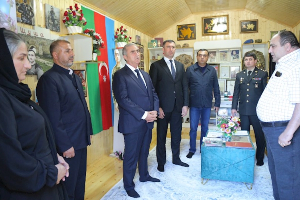 Hacıqabulda “Vətən müharibəsi”ndə şəhid olmuş şəxslərin ailə üzvlərinin ziyarəti davam edir — FOTOLAR