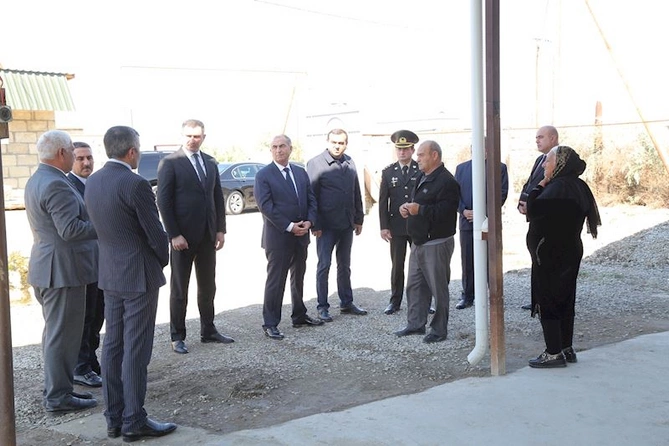 Sevindik Hətəmov “Vətən müharibəsində şəhid olmuş şəxslərin ailə üzvlərini ziyarət etdi — FOTOLAR