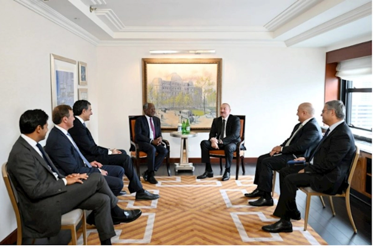 İlham Əliyev Global Infrastructure Partners şirkətinin təsisçisi ilə görüşüb