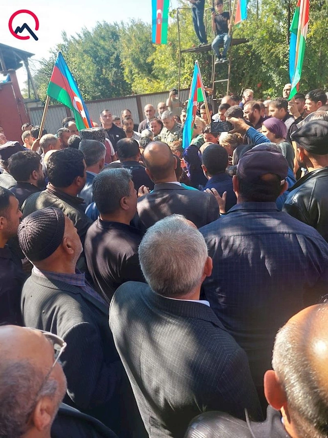 Şəhid “Xanı” ilə vida mərasimi keçirilir — FOTOLAR