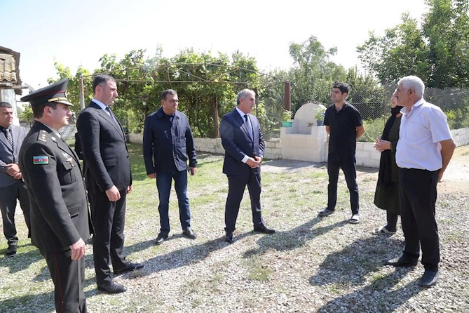 Hacıqabulda “Vətən müharibəsi”ndə şəhid olmuş şəxslərin ailə üzvlərinin ziyarəti davam edir — FOTOLAR