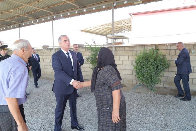Hacıqabulda “Vətən müharibəsi”ndə şəhid olmuş şəxslərin ailə üzvlərinin ziyarəti davam edir — FOTOLAR