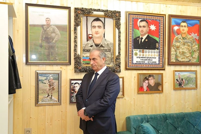 Hacıqabulda “Vətən müharibəsi”ndə şəhid olmuş şəxslərin ailə üzvlərinin ziyarəti davam edir — FOTOLAR