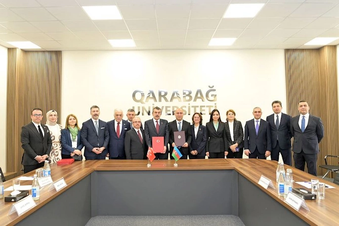 Qarabağda Azərbaycan və Türkiyə arasında təhsil sahəsində sazişlər imzalanıb — FOTOLAR Qarabağda Azərbaycan və Türkiyə arasında təhsil sahəsində sazişlər imzalanıb — FOTOLAR