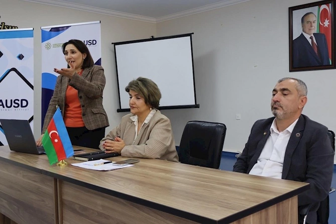Neftçalada “Qızların işıqlı gələcəyi naminə maarifləndirmə” layihəsi çərçivəsində tədbir keçirildi — FOTOLAR