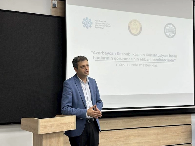 “Konstitusiya və Suverenlik İli” çərçivəsində növbəti master-klas keçirilib — FOTOLAR