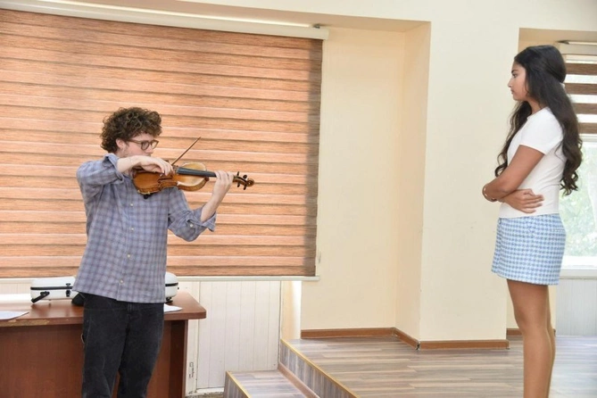 Bakı Musiqi Akademiyasında ustad dərsi təşkil olunub — FOTOLAR