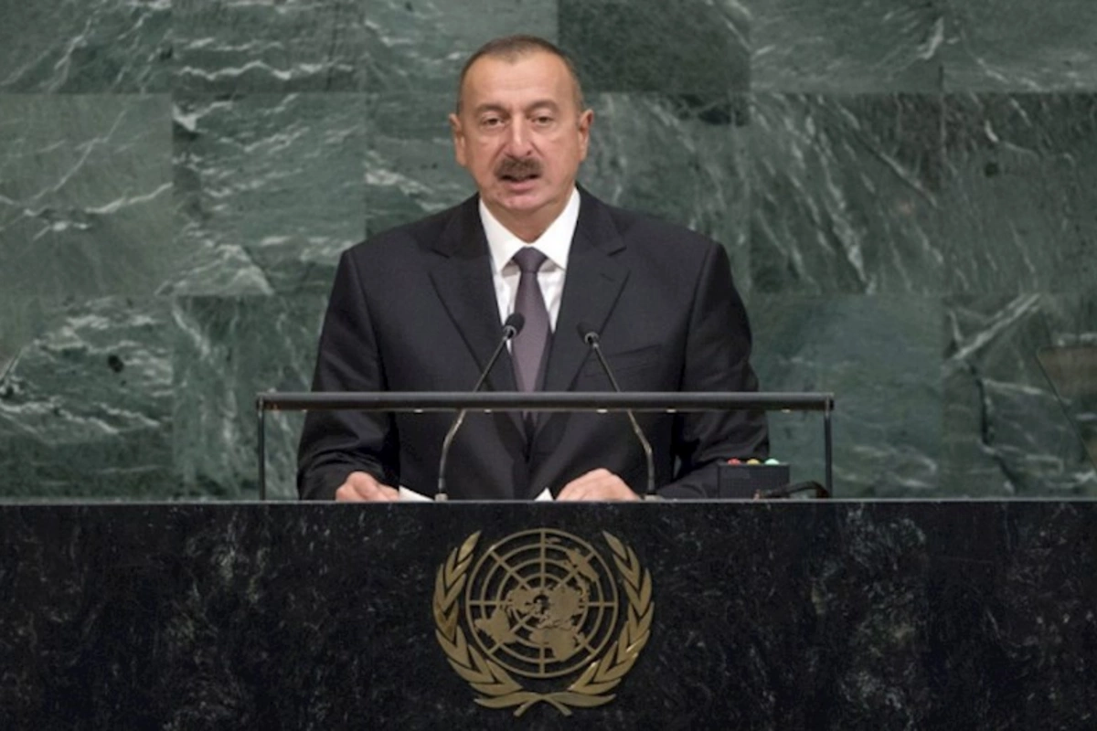 Prezident BMT kürsüsündən beynəlxalq ictimaiyyətə çağırış edib