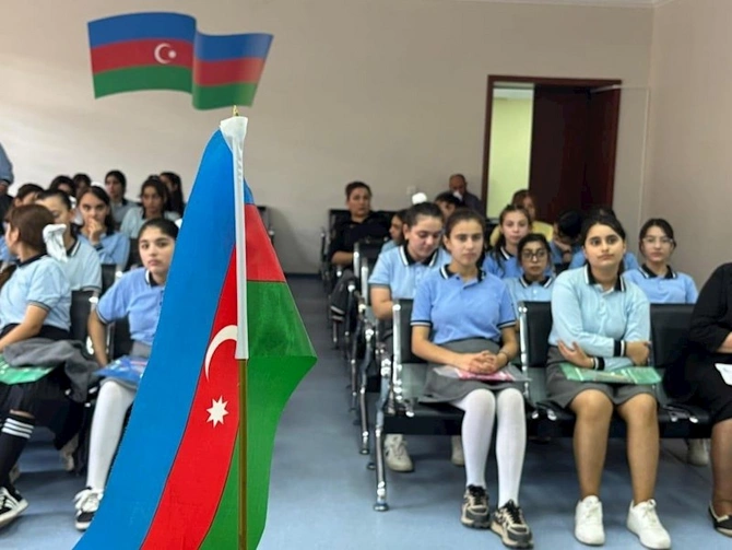 Neftçalada “Qızların işıqlı gələcəyi naminə maarifləndirmə” layihəsi çərçivəsində tədbir keçirildi — FOTOLAR