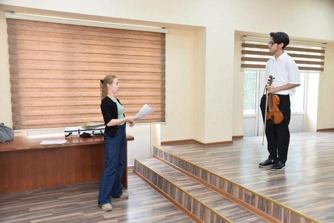Bakı Musiqi Akademiyasında ustad dərsi təşkil olunub — FOTOLAR