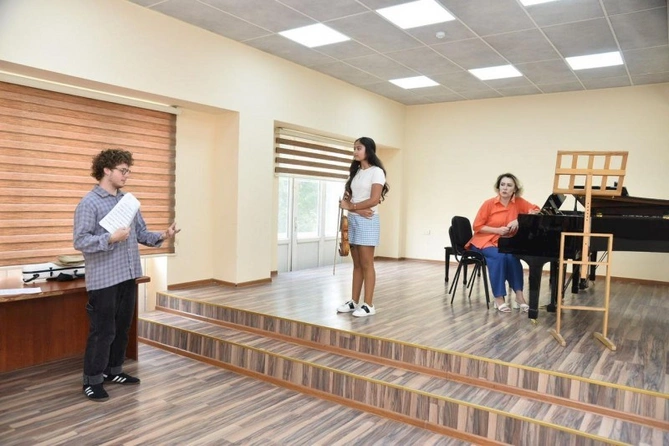 Bakı Musiqi Akademiyasında ustad dərsi təşkil olunub — FOTOLAR