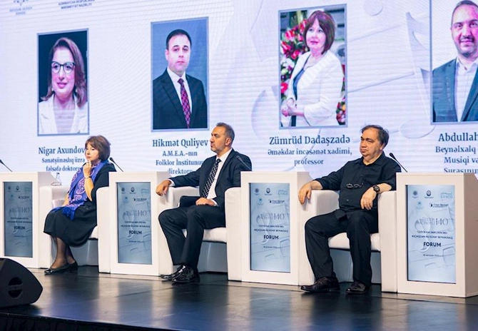 “Üzeyir Hacıbəylinin irsi: keçmişdən bu günə” forumu start götürüb — FOTOLAR (YENİLƏNİB)