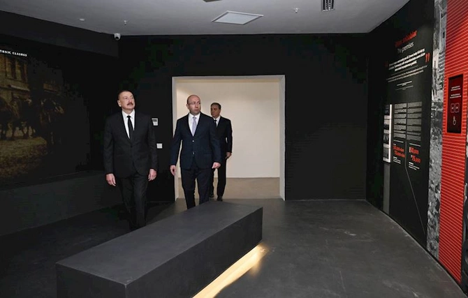 İlham Əliyev Gəncə Memorial Kompleksinin açılışında iştirak etdi — VİDEO/FOTOLAR (YENİLƏNİB)
