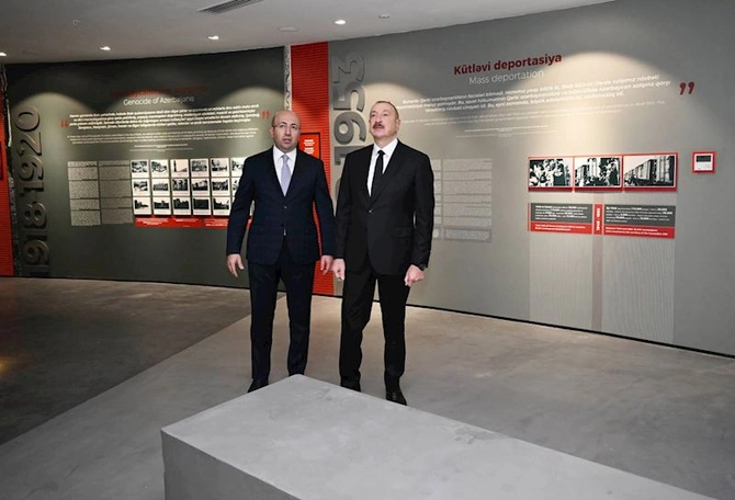 İlham Əliyev Gəncə Memorial Kompleksinin açılışında iştirak etdi — VİDEO/FOTOLAR (YENİLƏNİB)