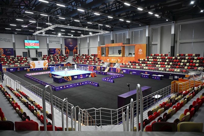 İlham Əliyev Yevlax Olimpiya İdman Kompleksinin açılışında iştirak etdi — FOTOLAR