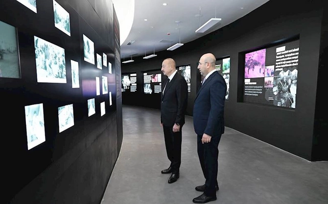 İlham Əliyev Gəncə Memorial Kompleksinin açılışında iştirak etdi — VİDEO/FOTOLAR (YENİLƏNİB)