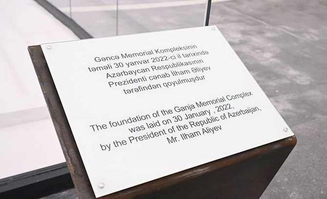 İlham Əliyev Gəncə Memorial Kompleksinin açılışında iştirak etdi — VİDEO/FOTOLAR (YENİLƏNİB)