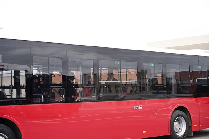 İlham Əliyev “BakuBus” MMC-nin Gəncə Avtoparkının açılışında iştirak edib — FOTOLAR