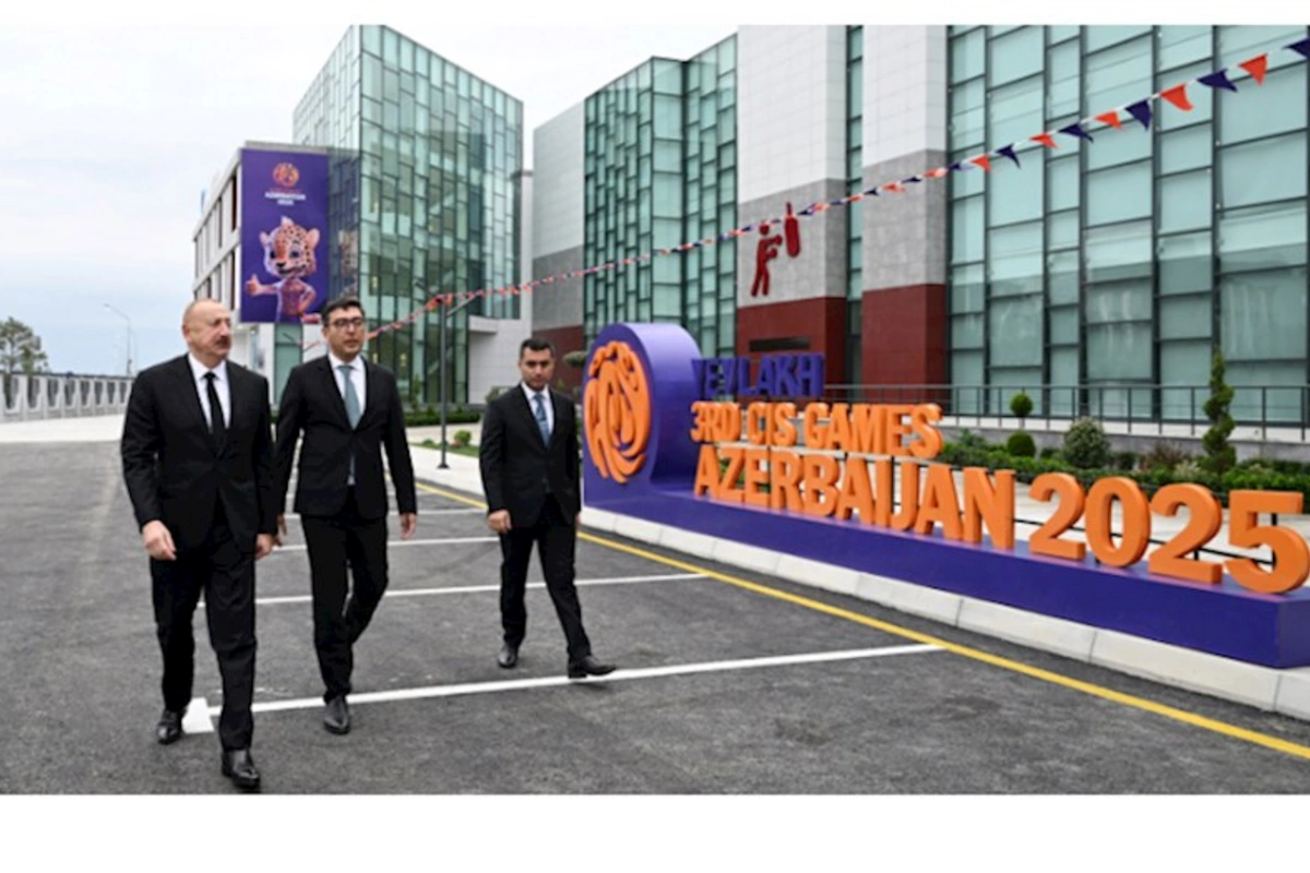 İlham Əliyev Yevlax Olimpiya İdman Kompleksinin açılışında iştirak etdi — FOTOLAR