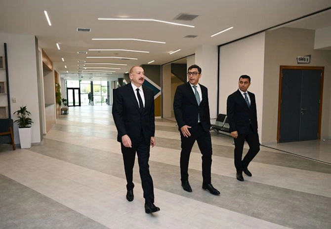 İlham Əliyev Yevlax Olimpiya İdman Kompleksinin açılışında iştirak etdi — FOTOLAR
