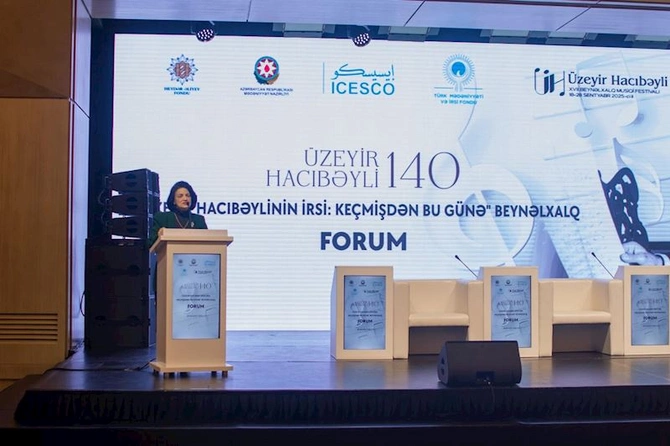 “Üzeyir Hacıbəylinin irsi: keçmişdən bu günə” forumu start götürüb — FOTOLAR (YENİLƏNİB)