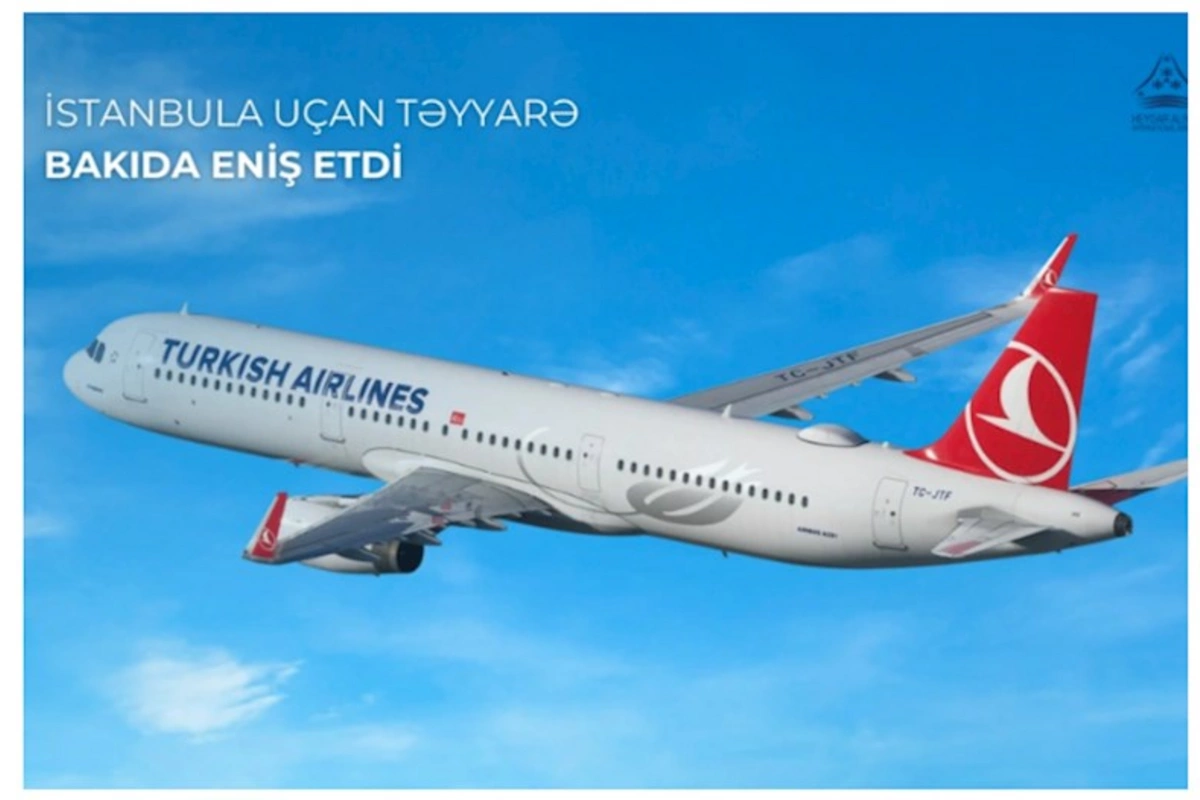 İstanbula uçan təyyarə Bakıda məcburi eniş edib