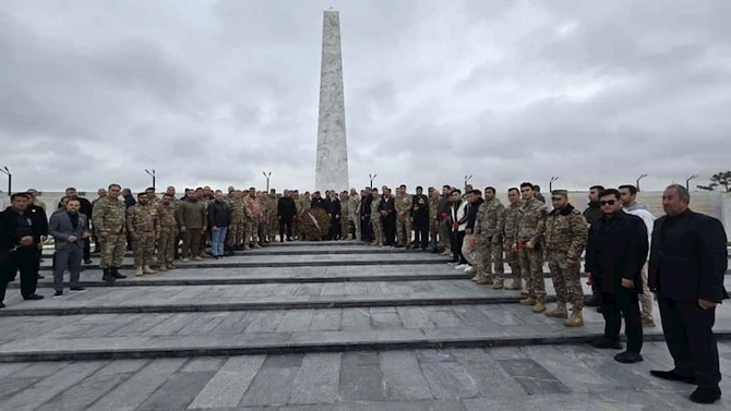 Xüsusi Təyinatlıların Qaziləri, Şəhid Ailələri və Veteranları İctimai Birliyi Şəhidlər Xiyabanını ziyarət edib — FOTOLAR