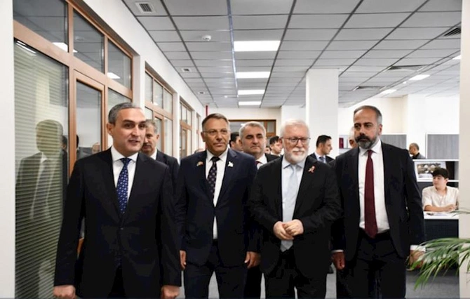 Türkiyə universitetlərinin rektorları Qarabağ Universitetində — FOTOLAR