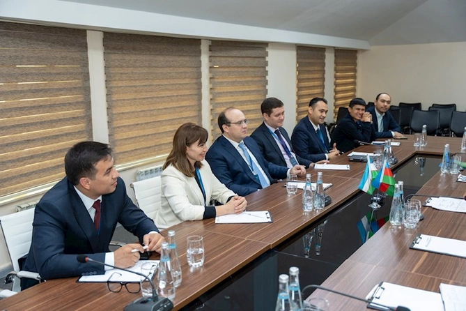 Medianın İnkişafı Agentliyində II Azərbaycan – Özbəkistan Media Forumu çərçivəsində ölkəmizdə səfərdə olan Özbəkistan nümayəndə heyəti ilə görüş keçirilib — FOTOLAR Medianın İnkişafı Agentliyində II Azərbaycan – Özbəkistan Media Forumu çərçivəsində ölkəmizdə səfərdə olan Özbəkistan nümayəndə heyəti ilə görüş keçirilib — FOTOLAR